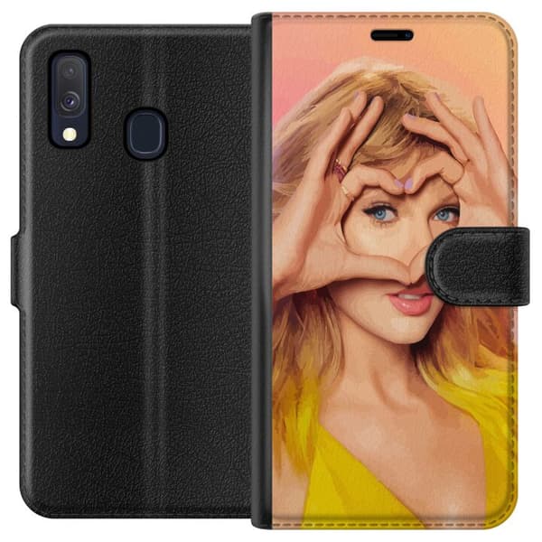 Kompatibel Tegnebogsetui til Samsung Galaxy A40 Taylor Swift