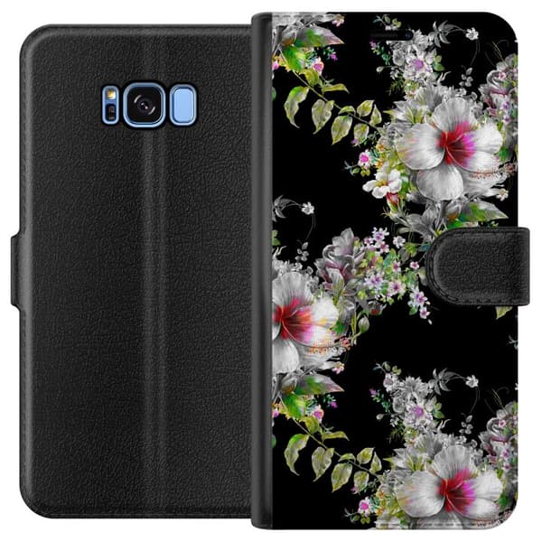 Kompatibelt Lommeboketui til Samsung Galaxy S8 Blomststjerne