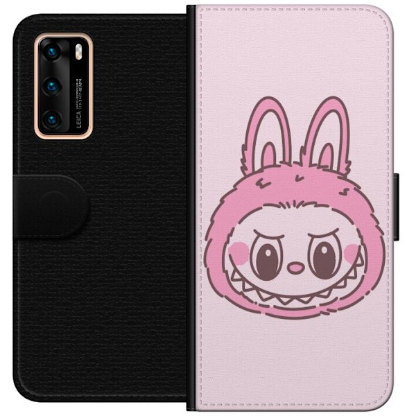 Huawei P40 Tegnebogsetui Labubu Dyrekreds Bunny Udgave
