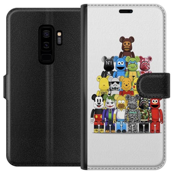 Kompatibelt Plånboksfodral till Samsung Galaxy S9+ Bearbrick