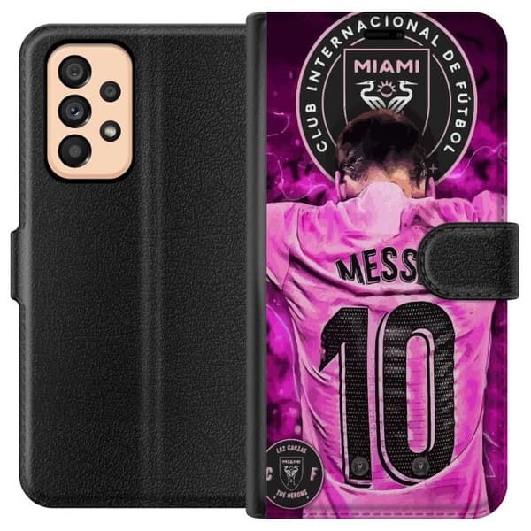 Kompatibelt Plånboksfodral till Samsung Galaxy A53 5G Lionel Messi (Inter Miami CF)
