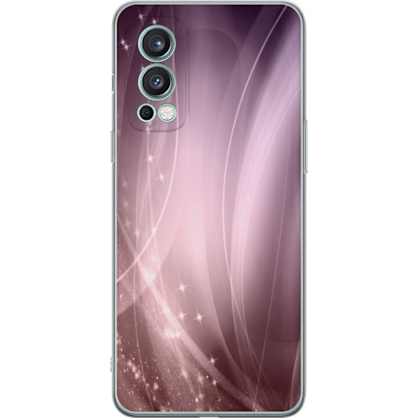 OnePlus Nord 2 5G Läpinäkyvä kuori Laventeli Tomu