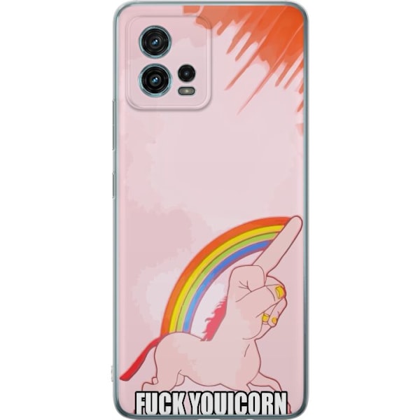 Motorola Moto G72 Genomskinligt Skal Fuck Unicorn