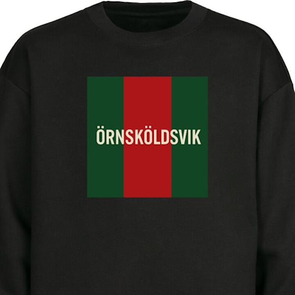 Sweatshirt til Voksne | Klassisk Collegebluse Örnsköldsvik - sort L