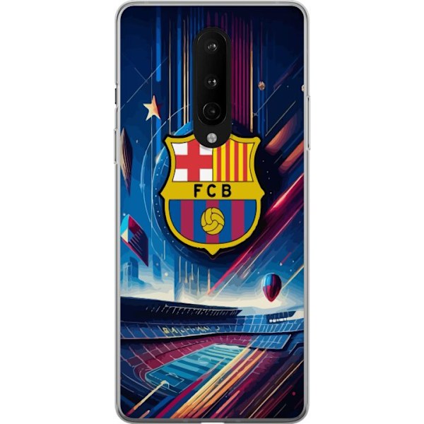 OnePlus 8 Läpinäkyvä kuori FC Barcelona