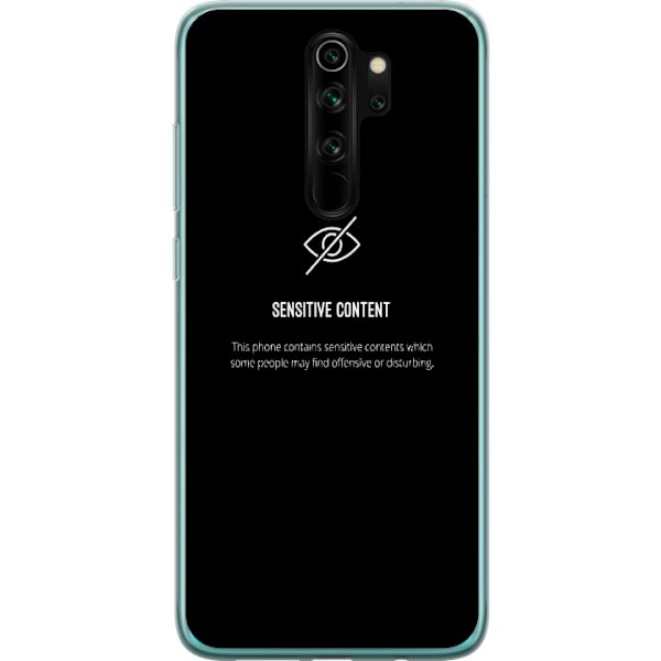 Xiaomi Redmi Note 8 Pro  Gennemsigtig cover følsomt indhold