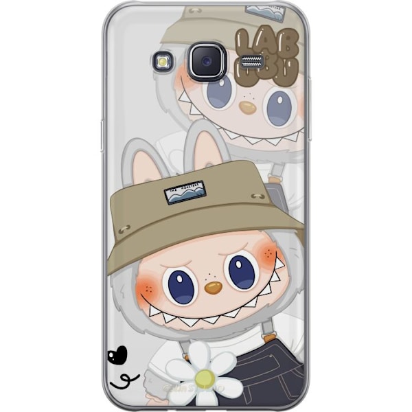 Samsung Galaxy J5 Gennemsigtig cover Labubu Minimal Mood - Enk