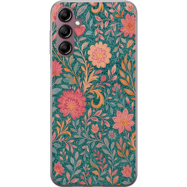 Samsung Galaxy A14 5G Genomskinligt Skal Floral Dream