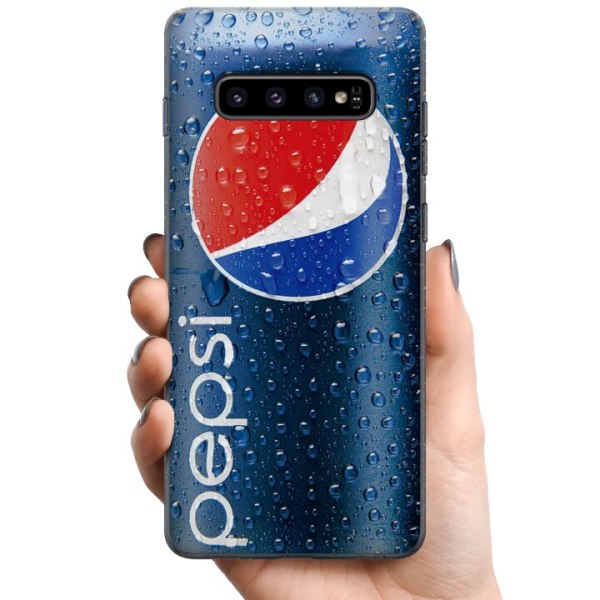 Samsung Galaxy S10+ TPU Mobilcover Pepsi