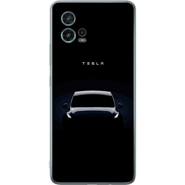 Motorola Moto G72 Gjennomsiktig deksel Tesla