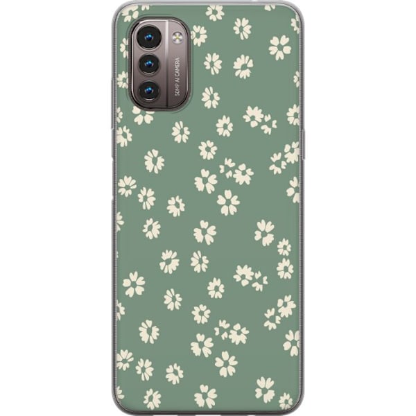 Nokia G21 Genomskinligt Skal Blomsterdröm – färgglatt blom