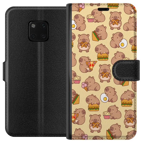 Huawei Mate 20 Pro Lompakkokotelo Kawaii capybara puhelinkotelo useilla söpöillä hahmoilla