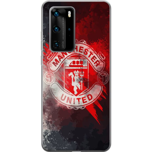 Huawei P40 Pro Gjennomsiktig deksel Manchester United