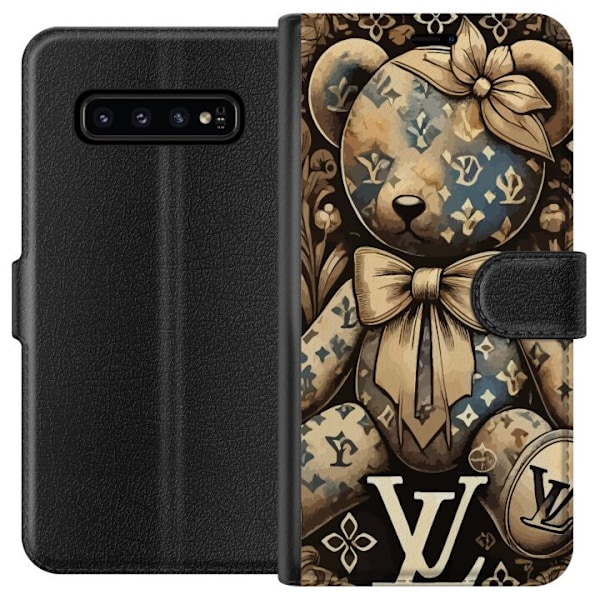 Samsung Galaxy S10 Lompakkokotelo Teddy Vuitton