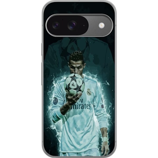 Google Pixel 9 Pro Läpinäkyvä kuori Ronaldo