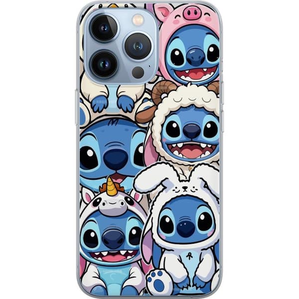 Kompatibelt Mobildeksel til Apple iPhone 13 Pro Stitch Disney Lilo Stitch blå alien søt figur