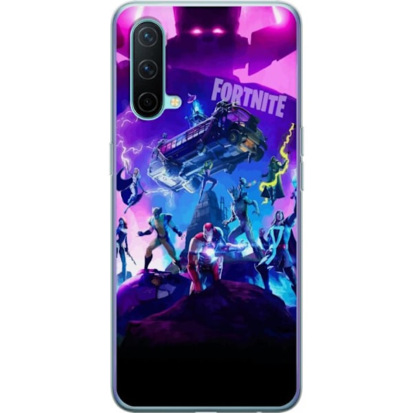 OnePlus Nord CE 5G Läpinäkyvä kuori Fortnite