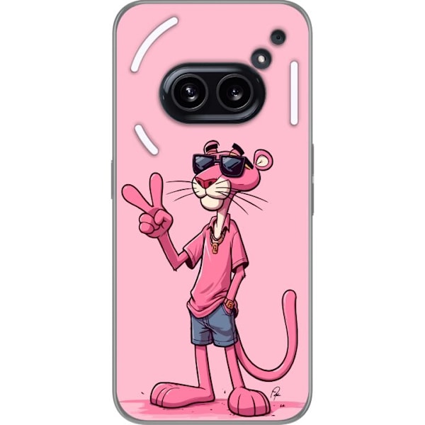 Nothing Phone (2a) Gjennomsiktig deksel Pink Panter Peace