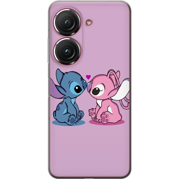 Asus Zenfone 9 Läpinäkyvä kuori lilo & stitch 2025