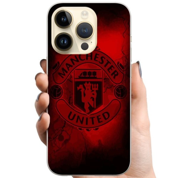 Apple iPhone 15 Pro TPU Mobilcover Manchester United