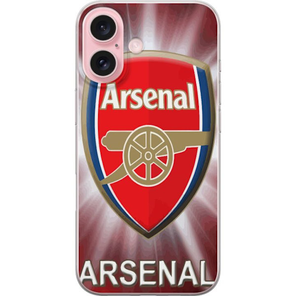 Apple iPhone 16 Gjennomsiktig deksel Arsenal