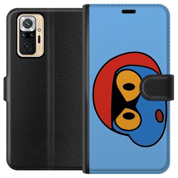 Xiaomi Redmi Note 10 Pro Tegnebogsetui Bold Bot Head
