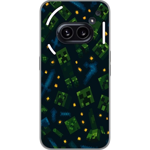 Nothing Phone (2a) Läpinäkyvä kuori Minecraft Dungeons Mob