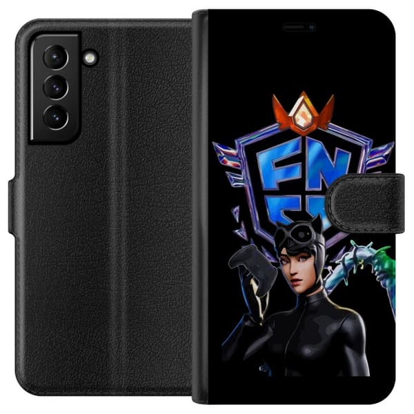 Kompatibel Tegnebogsetui til Samsung Galaxy S21+ 5G Fortnite