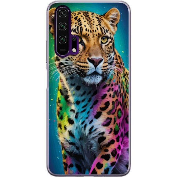 Honor 20 Pro  Gennemsigtig cover Leopard