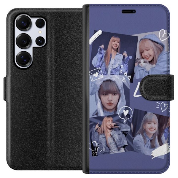Samsung Galaxy S25 Ultra Tegnebogsetui Lisa Blackpink – Aesthetic K-pop Queen