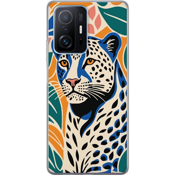 Xiaomi 11T Pro Gennemsigtig cover Majestætiske Leopard