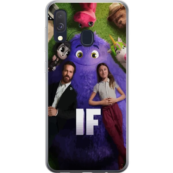 Samsung Galaxy A40 Läpinäkyvä kuori IF: Låtsaskompisar