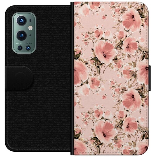 OnePlus 9 Pro Lommeboketui Blomster