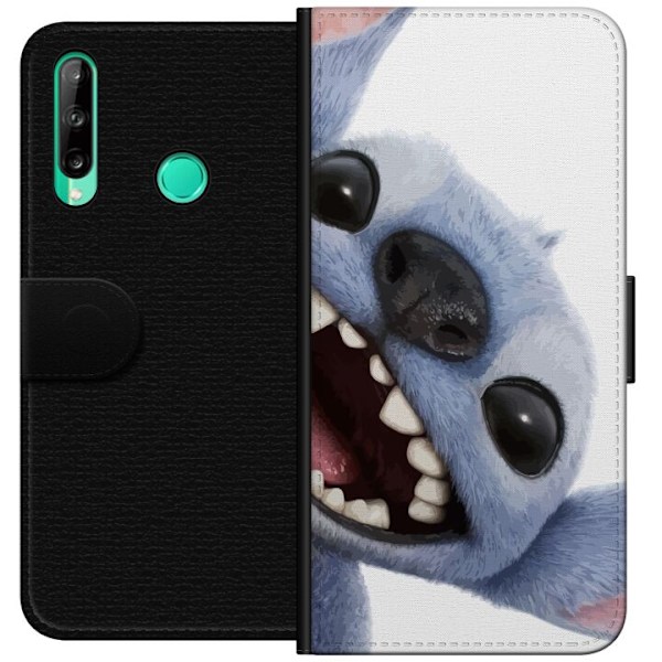 Huawei P40 lite E Lompakkokotelo Lilo & Stitch