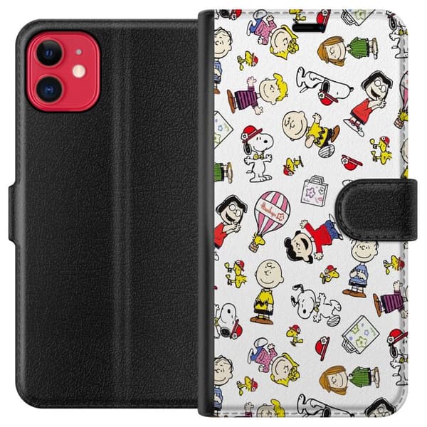 Kompatibel Tegnebogsetui til Apple iPhone 11 Snobben Snoopy