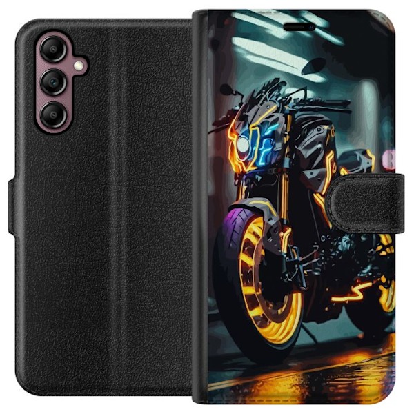 Samsung Galaxy A14 5G Tegnebogsetui Motorcykel