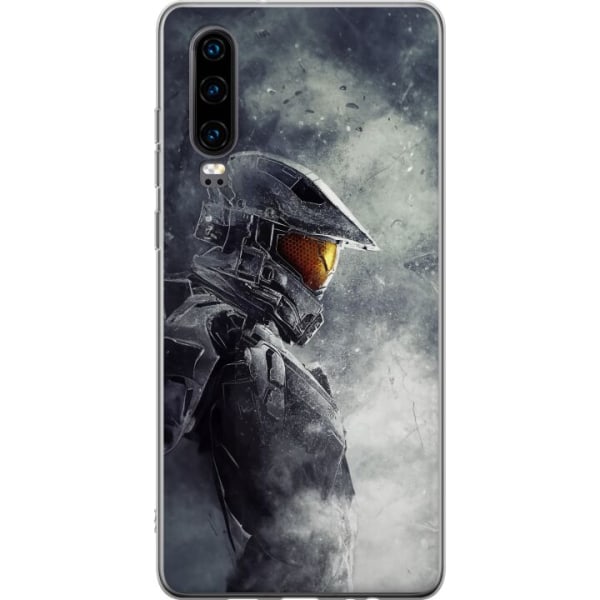 Huawei P30 Gennemsigtig cover Fortnite - Master Chief