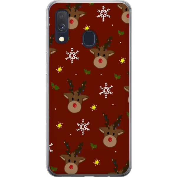 Samsung Galaxy A40 Skal / Mobilskal - Christmas