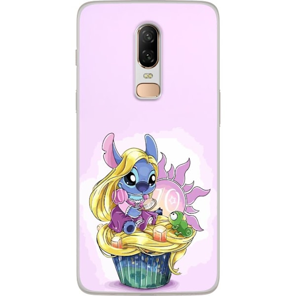 OnePlus 6 Gennemsigtig cover Stitch Prinsesse