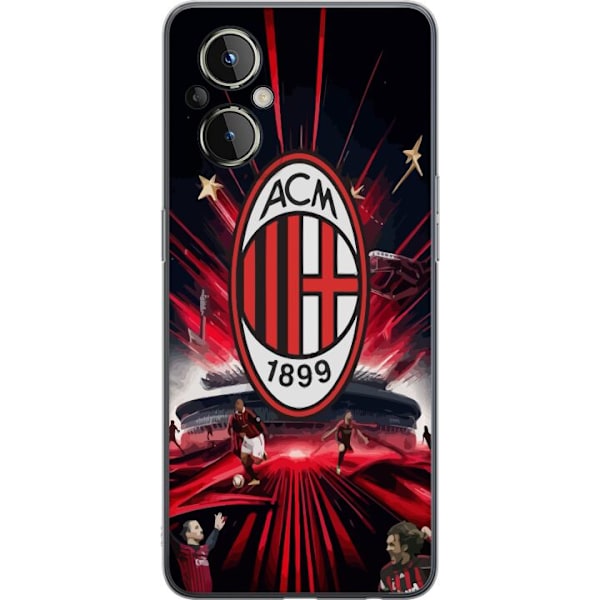 OnePlus Nord N20 5G Gjennomsiktig deksel AC Milan