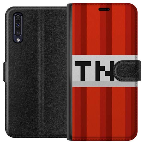 Samsung Galaxy A50 Plånboksfodral Minecraft TNT