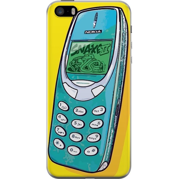 Apple iPhone SE (2016) Genomskinligt Skal Nokia 3310, Snake 2