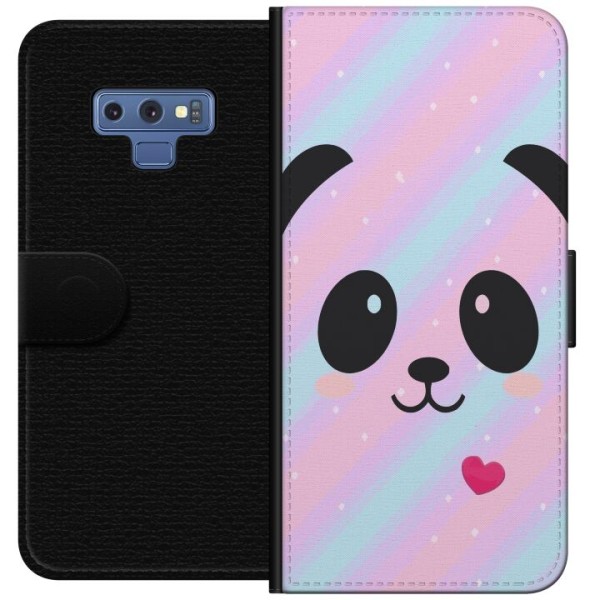 Samsung Galaxy Note9 Plånboksfodral Regnbåge Panda