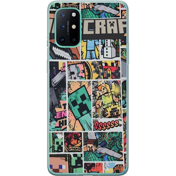 OnePlus 8T Läpinäkyvä kuori Minecraft Taide