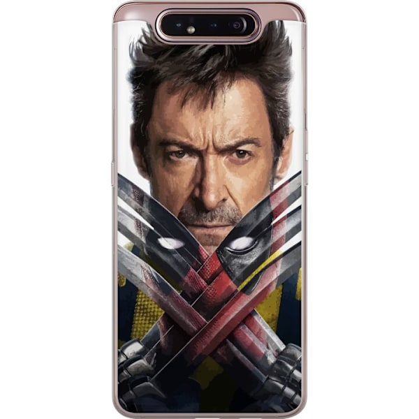 Samsung Galaxy A80 Genomskinligt Skal Deadpool & Wolverine