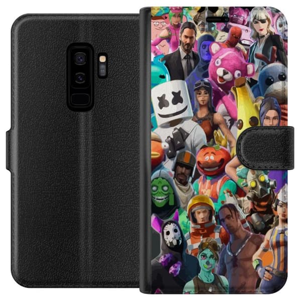 Kompatibel Tegnebogsetui til Samsung Galaxy S9+ Fortnite