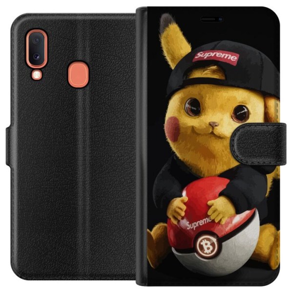 Samsung Galaxy A20e Plånboksfodral Pikachu Supreme