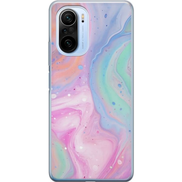 Xiaomi Mi 11i Gennemsigtig cover Pastelmarmor