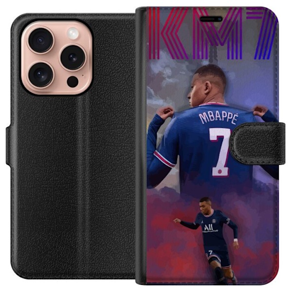 Apple iPhone 16 Pro Lompakkokotelo Kylian Mbappé