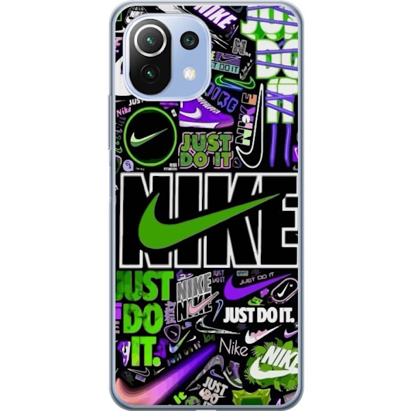 Xiaomi Mi 11 Lite Läpinäkyvä kuori Nike